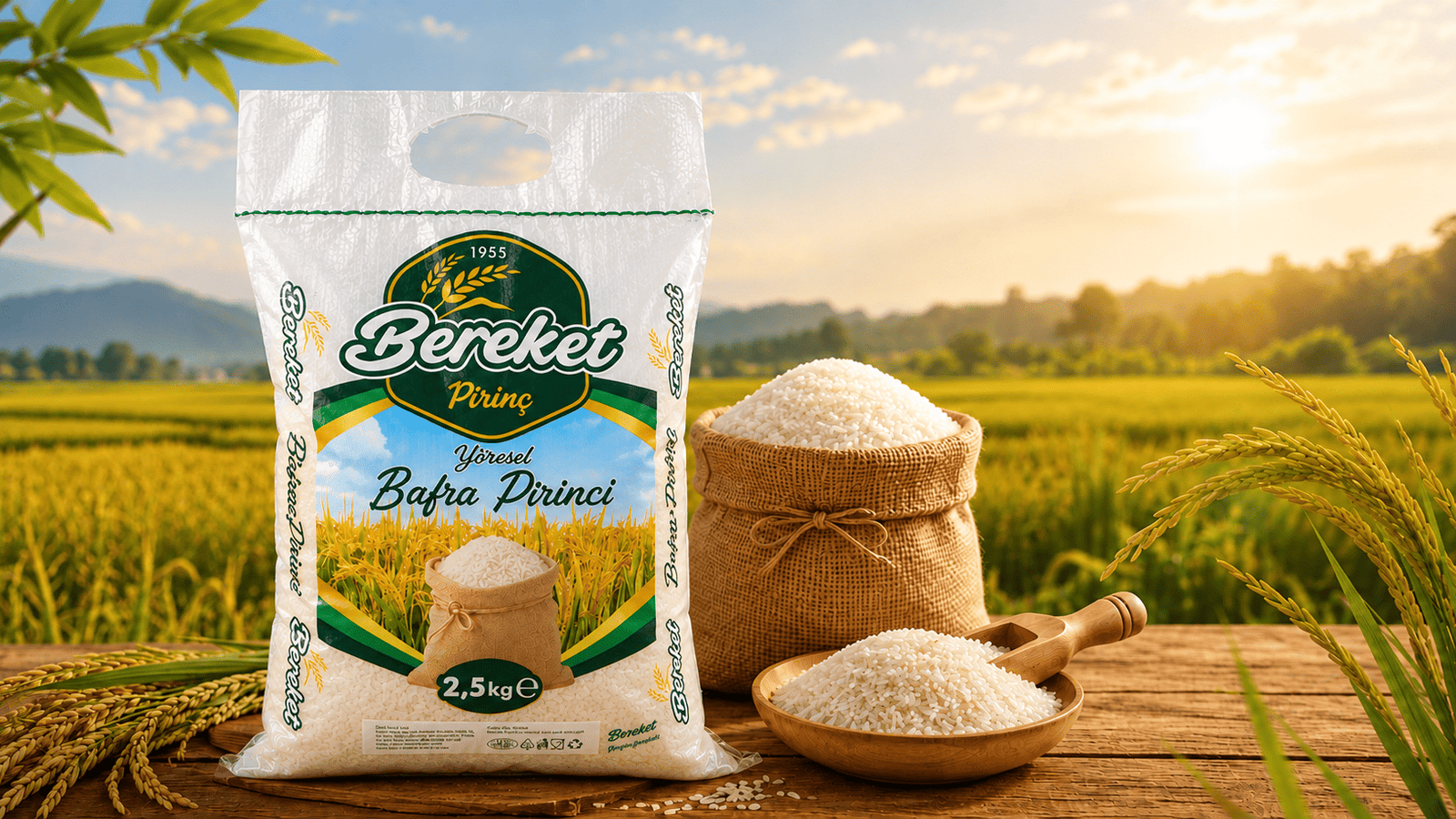 2,5 kg Yöresel Bafra Pirinci